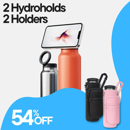 Hydrohold® Bundle (2 Bottles and 2 Holders)